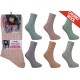 Ladies 4-7 Short Chunky Wool Blend Assorted Socks
