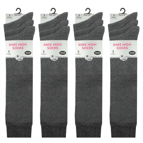 Girls 4-6 Grey Knee High Socks