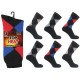 Mens 6-11 Top Heat Dark Argyle Thermal Socks
