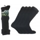 Mens 6-11 Black Scottish Kilt Socks