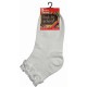 Girls 12-3 White Lace Frill Socks