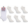 Childrens 9-12 White Trainer Socks