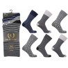 Mens 6-11 Ralph Lewis Stripe-Dots Everyday Socks