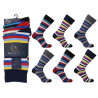 Mens 6-11 Ralph Lewis OGZ Stripe Everyday Socks