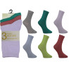Ladies 4-7 Plain Colours Ankle Socks