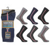 Mens 6-11 Vertical Stripe Everyday Socks