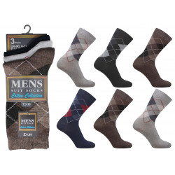 Mens 6-11 Argyle Everyday Socks