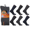 Mens 6-11 Assorted Thermal 1.6 TOG Rated Socks With Lycra