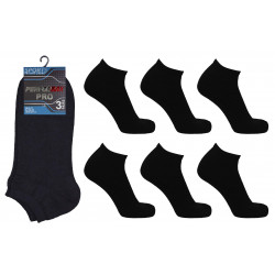 Mens 6-11 Performax Black Trainer Socks