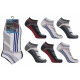 Mens 6-11 Performax V6 Striped Trainer Socks