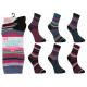 Ladies 4-7 Striped Ankle Socks