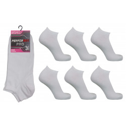 Ladies 4-6 Performax White Trainer Socks