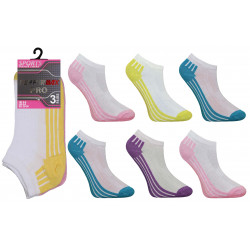 Ladies 4-6½ Performax Dark Assorted Trainer Socks