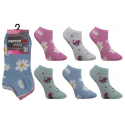 Ladies 4-6½ Performax Flower Trainer Socks