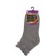 Girls 4-6 Grey Lace Frill Socks